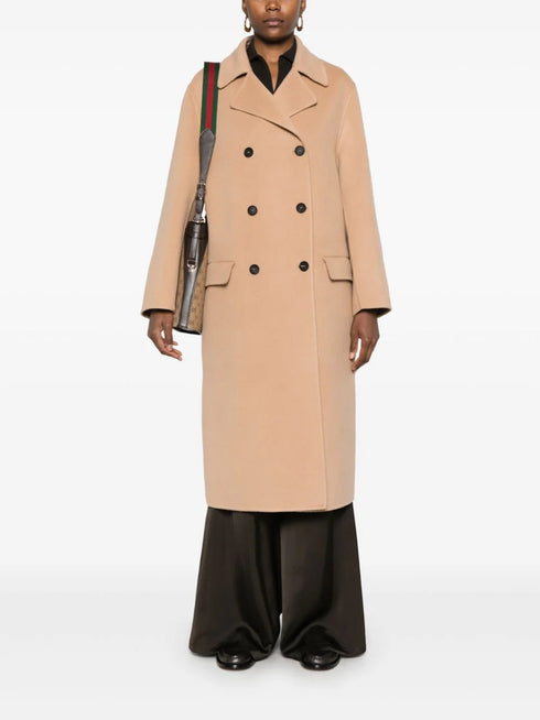 double-breasted coat